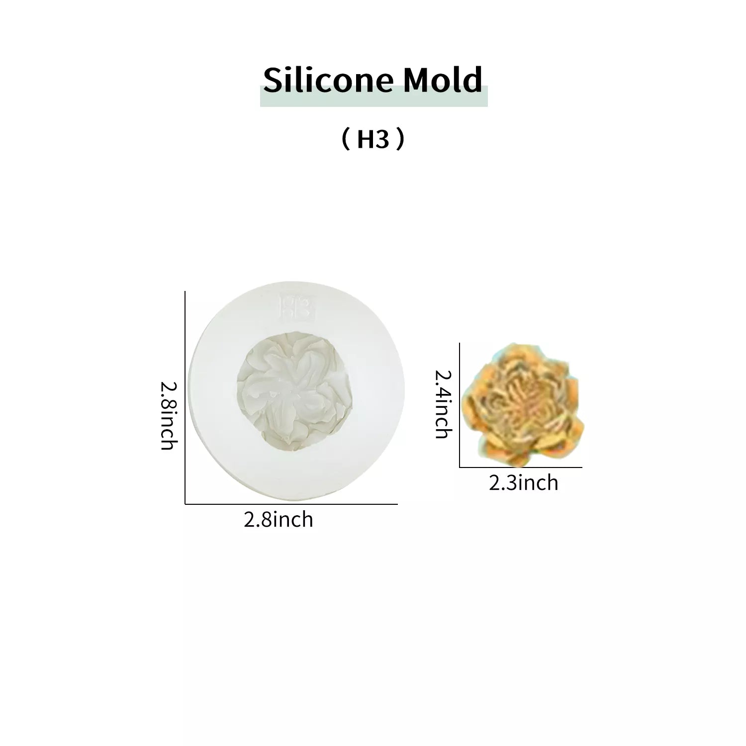 Flower Piping SIlicone Molds Set
