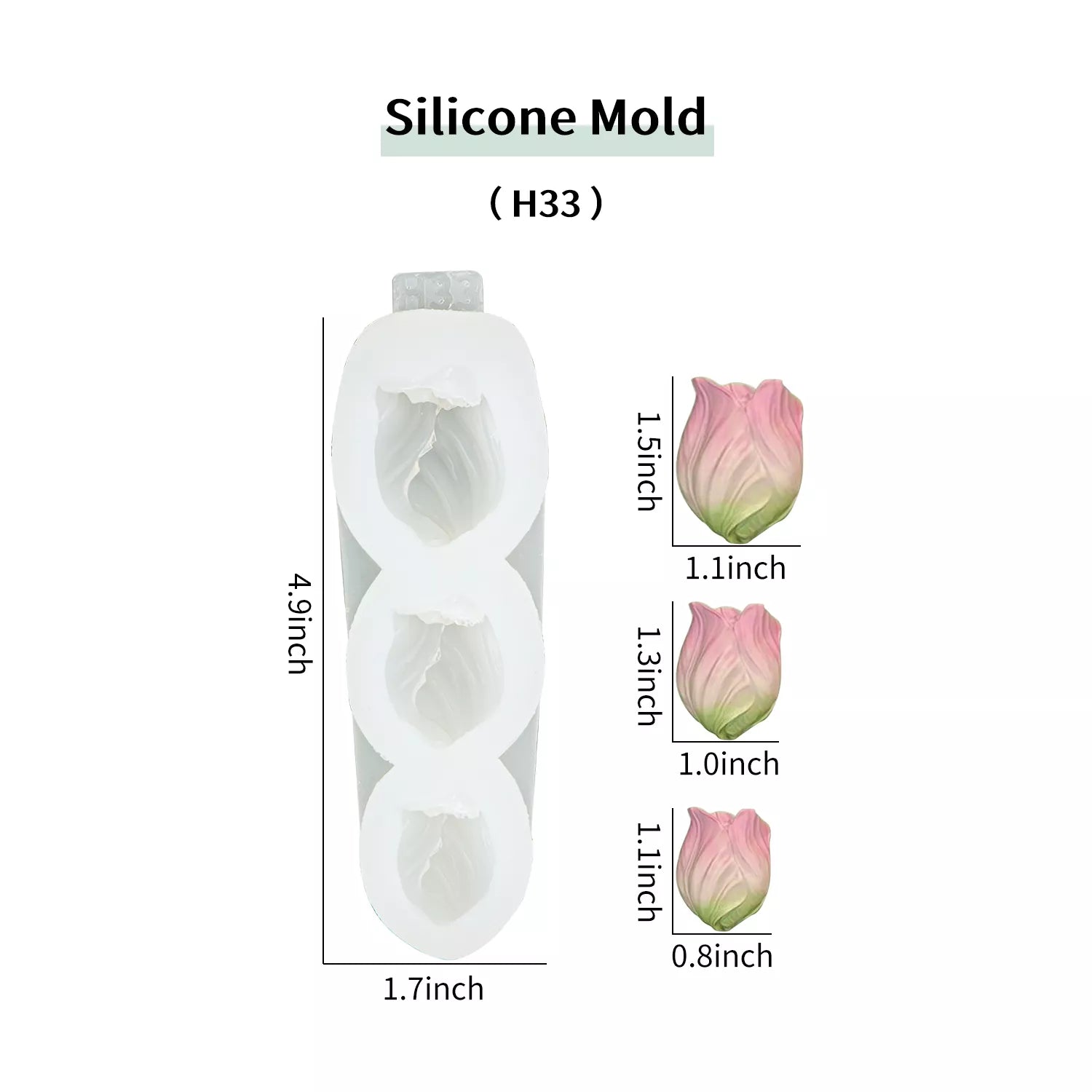 Flower Piping SIlicone Molds Set