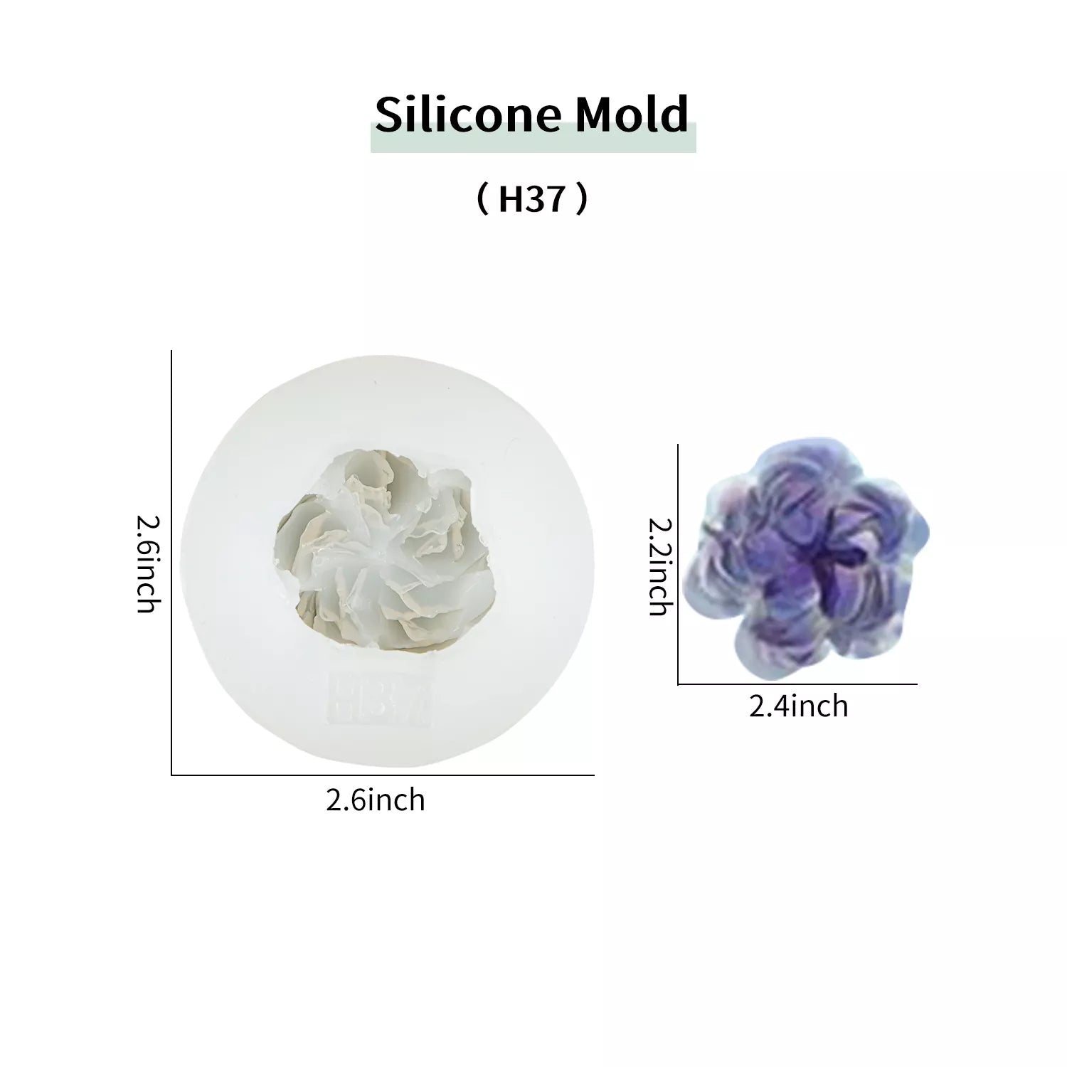 Flower Piping SIlicone Molds Set