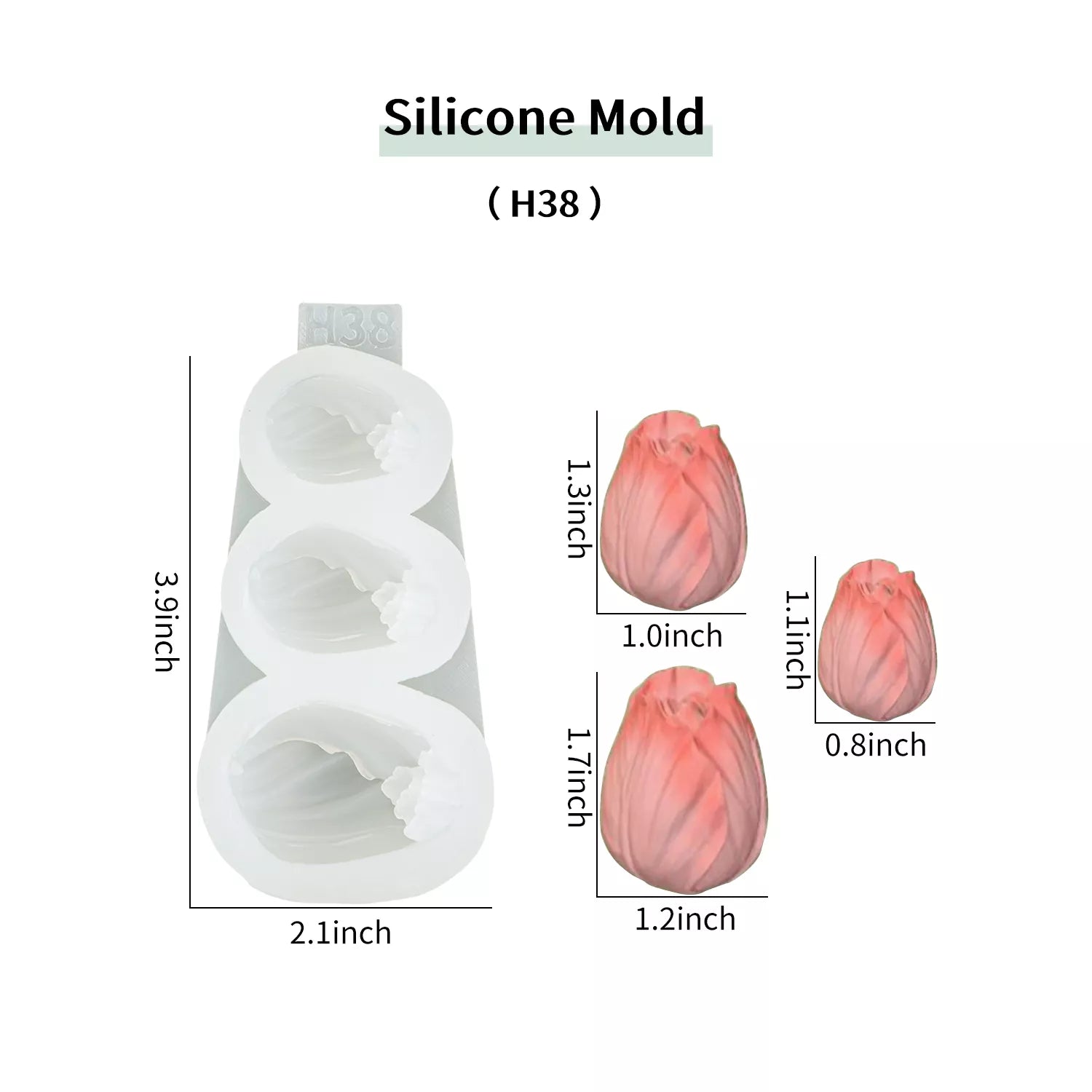 Flower Piping SIlicone Molds Set