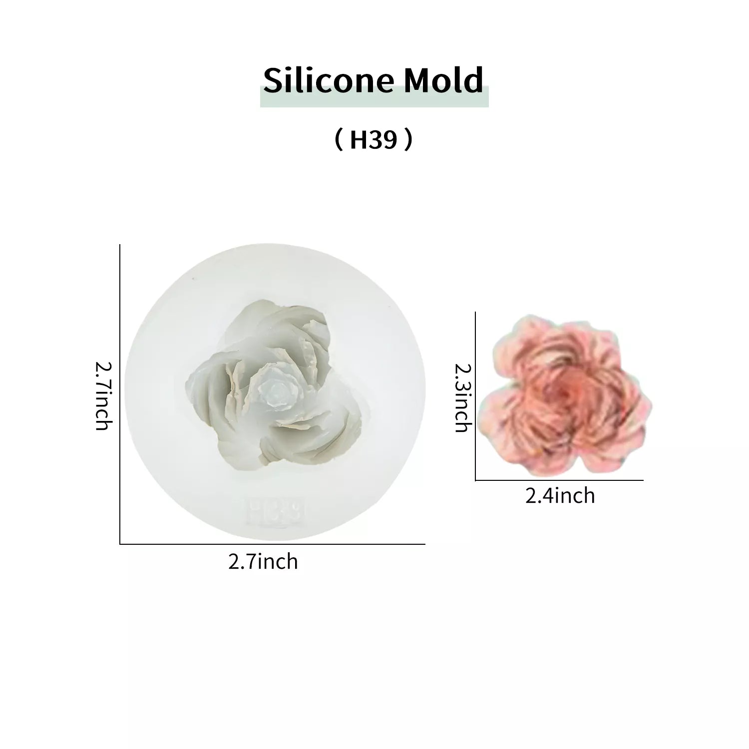 Flower Piping SIlicone Molds Set