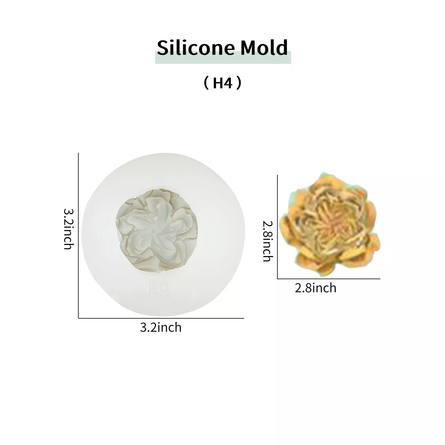 Flower Piping SIlicone Molds Set