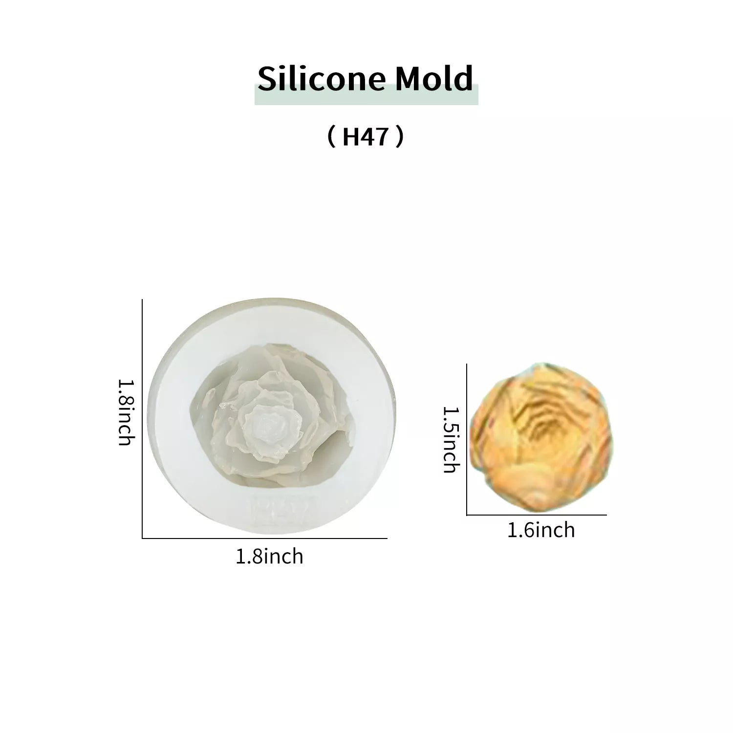 Flower Piping SIlicone Molds Set