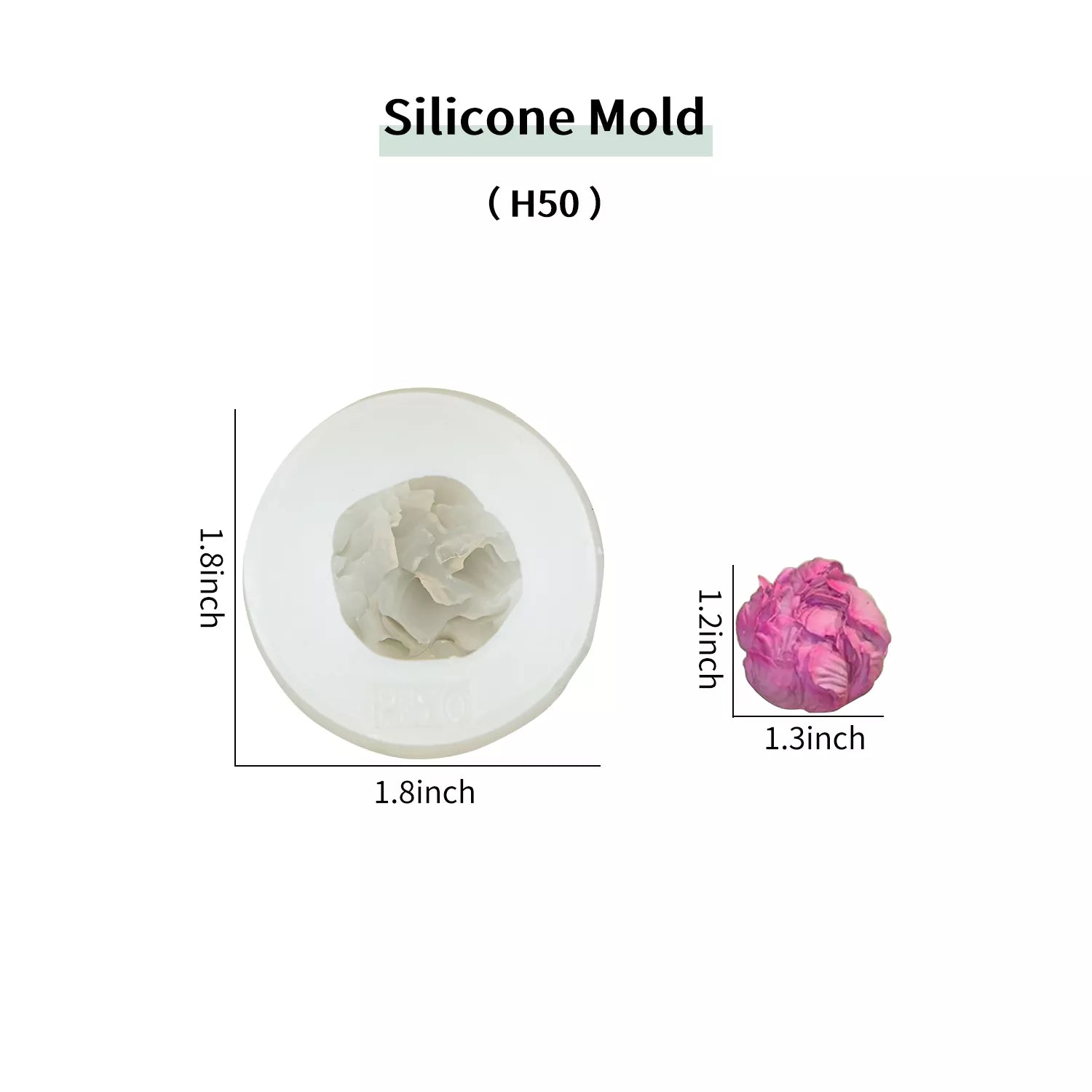 Flower Piping SIlicone Molds Set