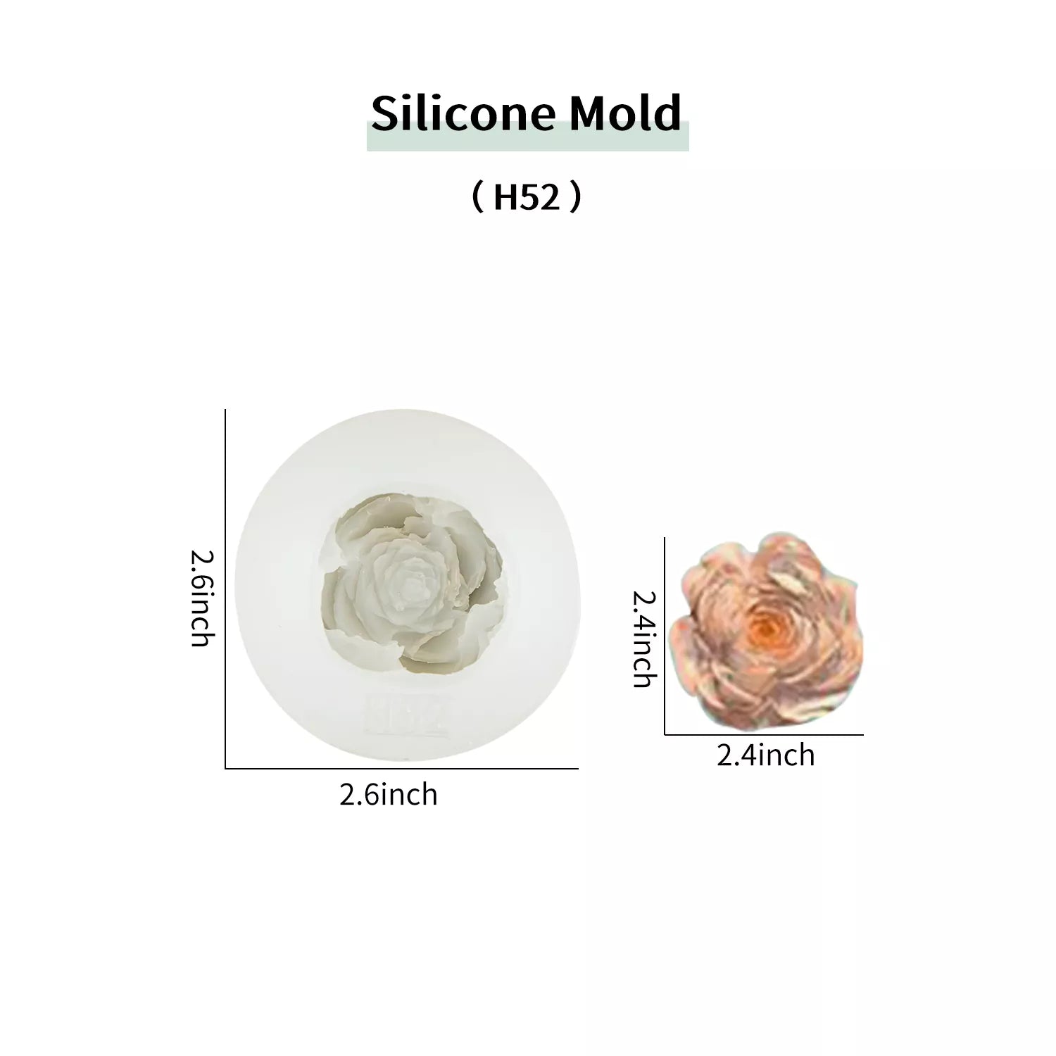 Flower Piping SIlicone Molds Set