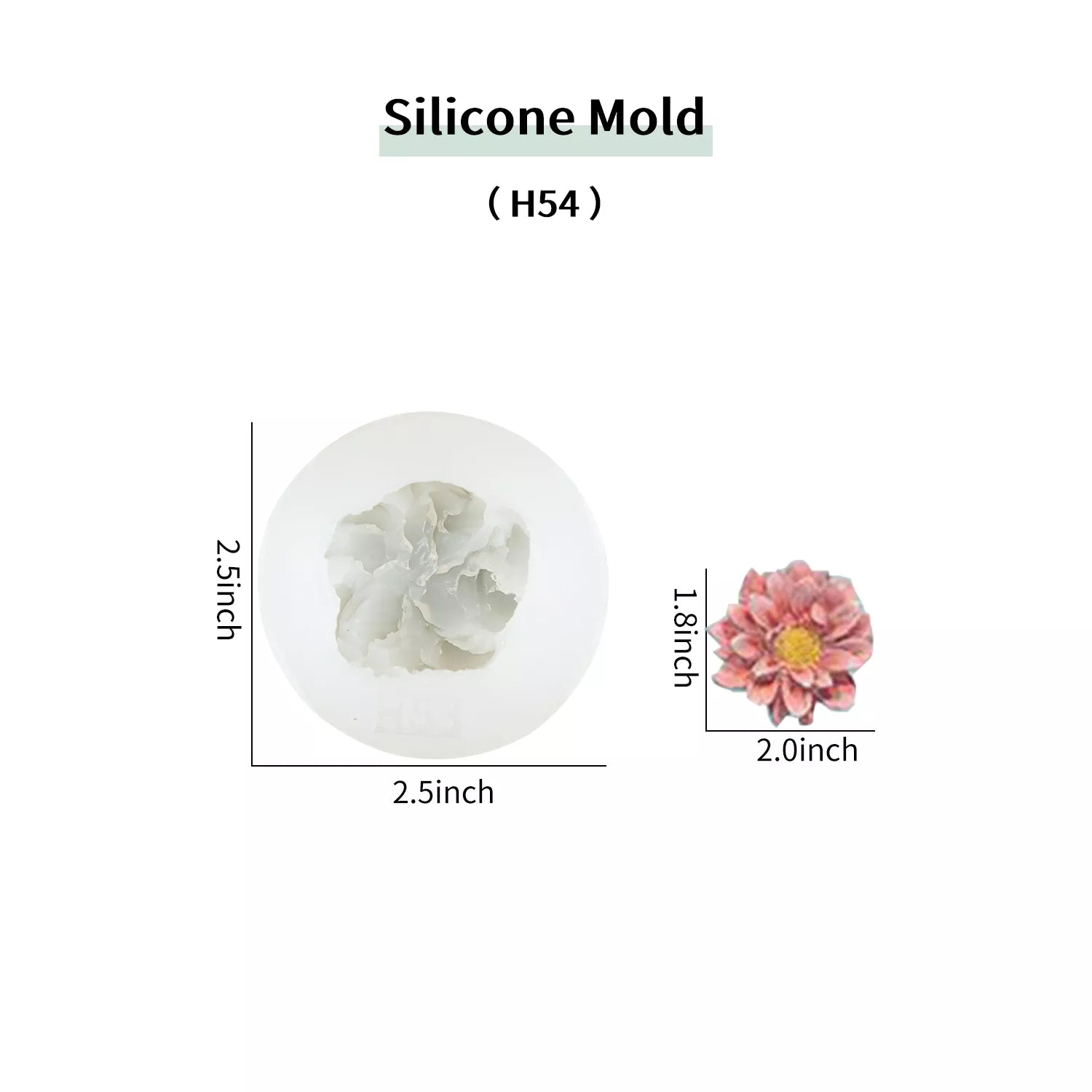 Flower Piping SIlicone Molds Set