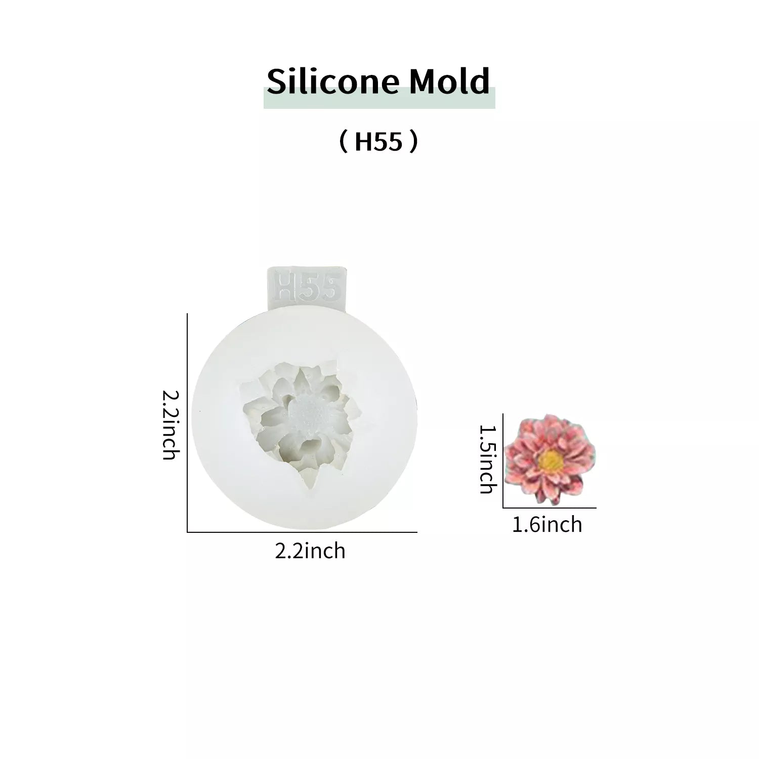 Flower Piping SIlicone Molds Set