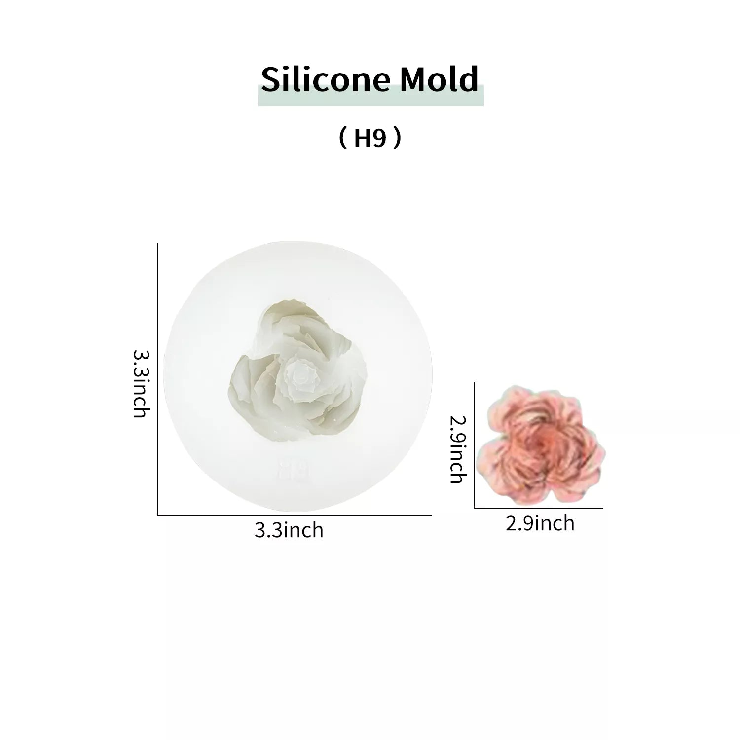 Flower Piping SIlicone Molds Set