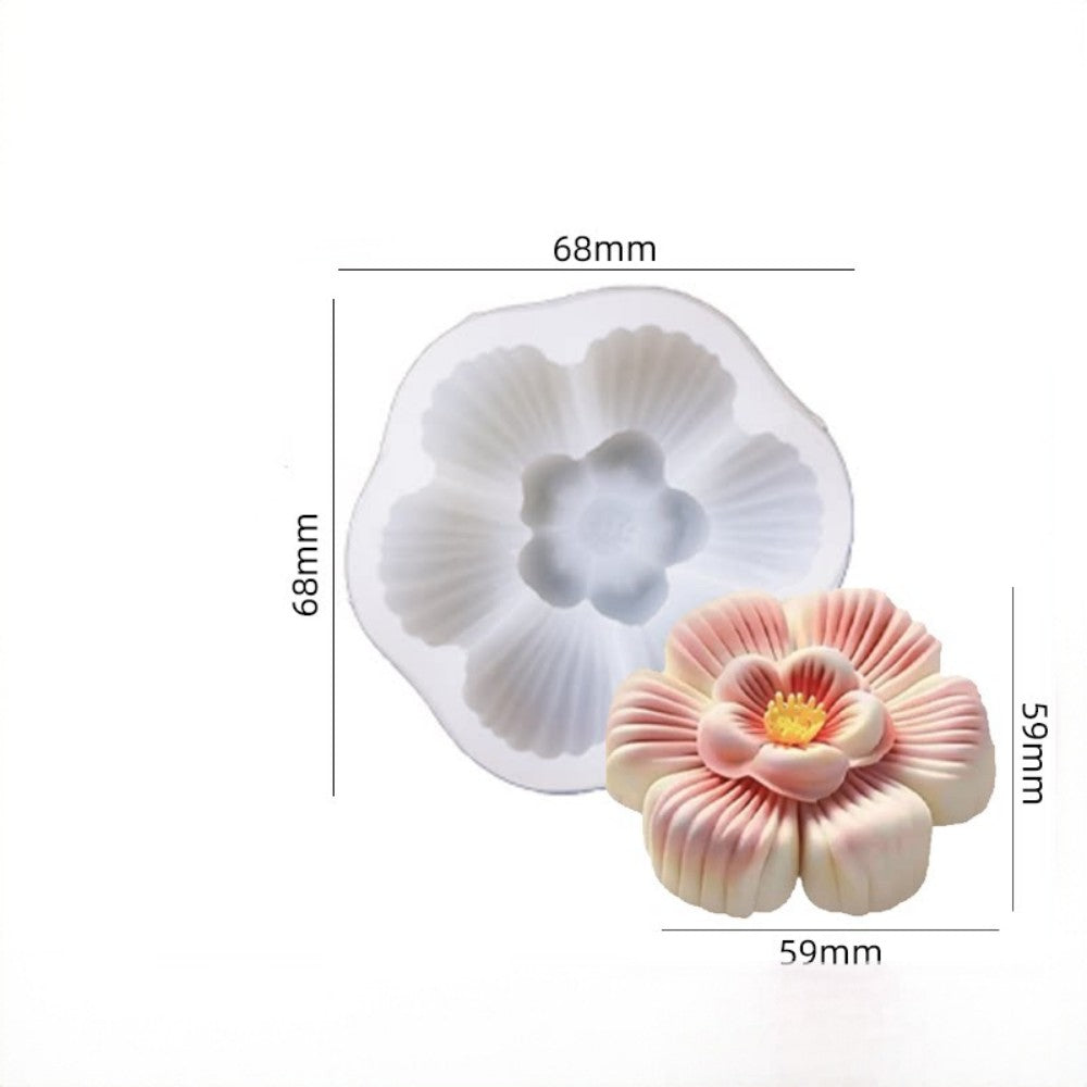 Peony Flower Silicone Mold