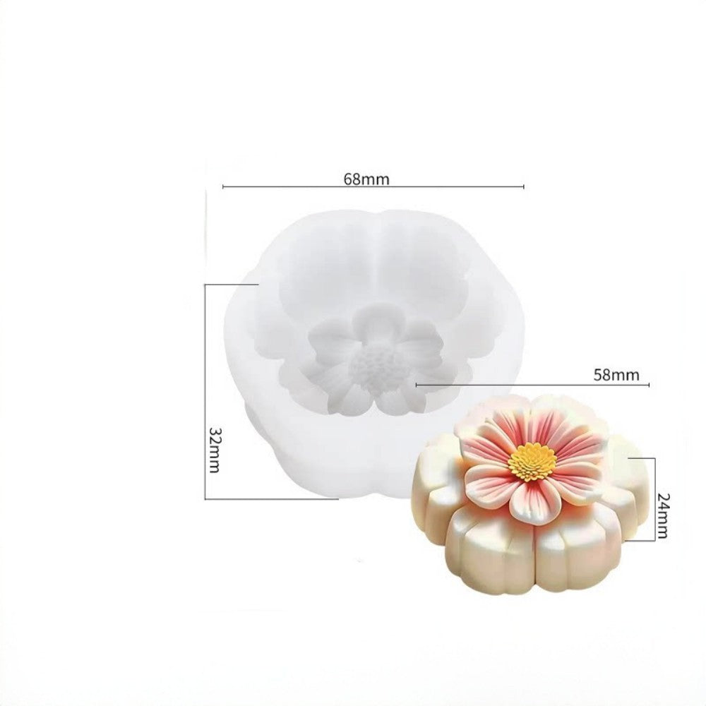 Peony Flower Silicone Mold