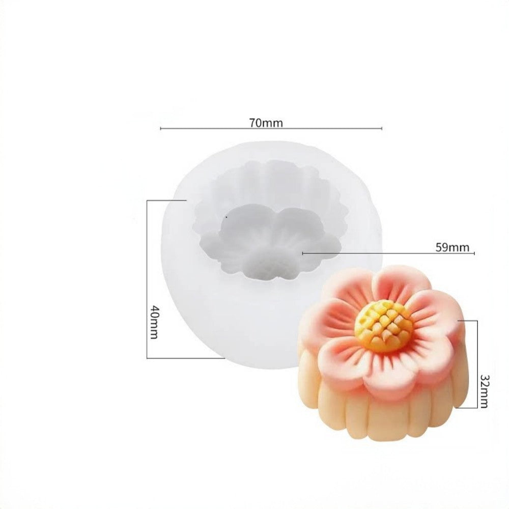 Peony Flower Silicone Mold