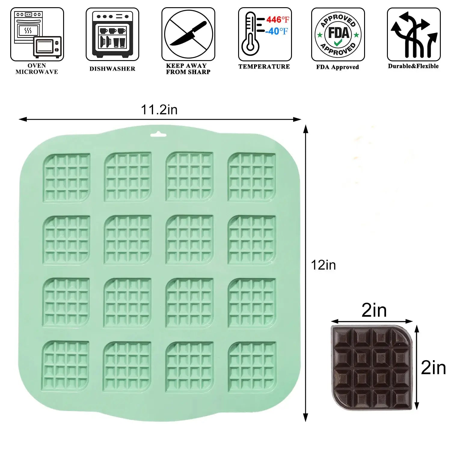 Silicone Waffle Mold