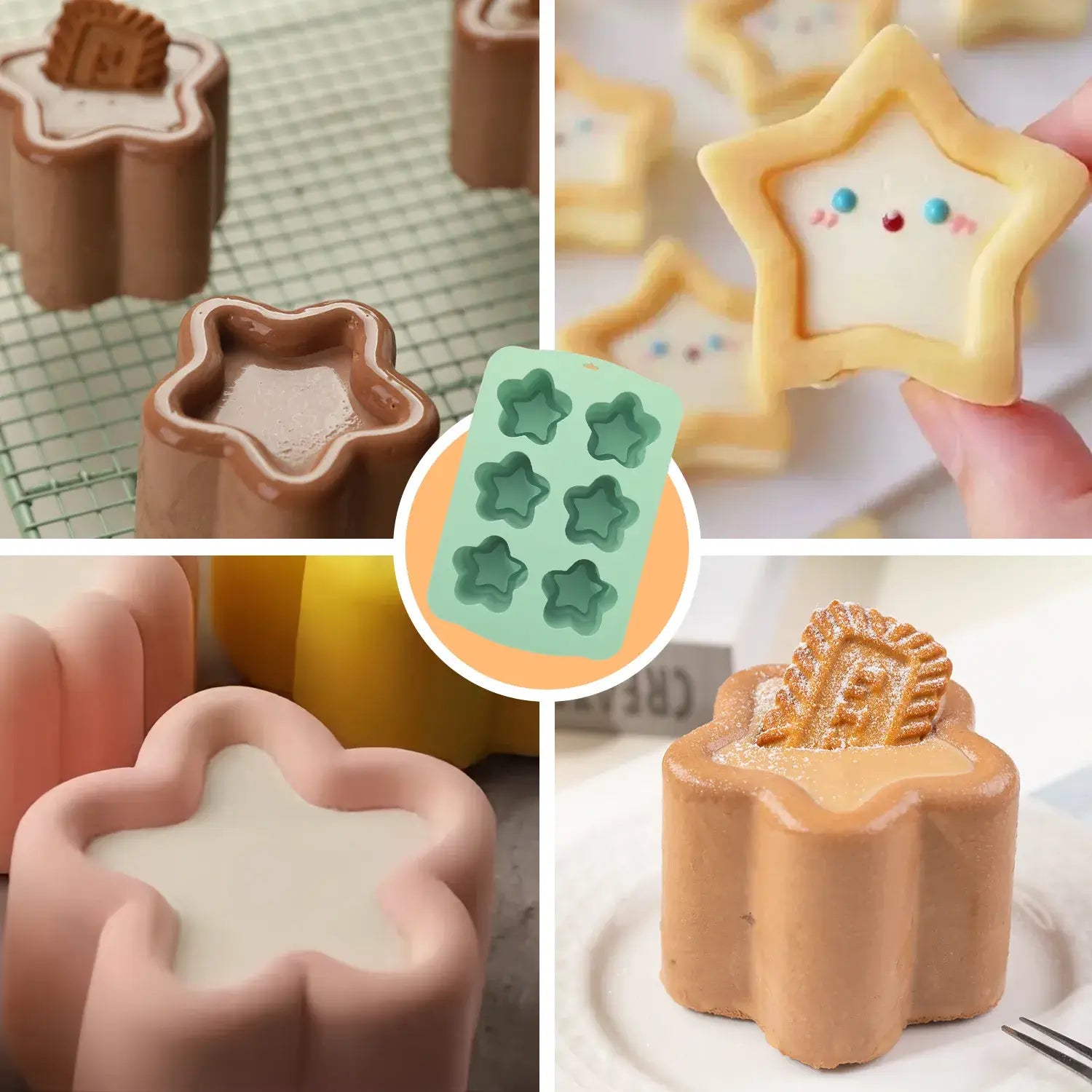 6 Cup Star Cake Mold