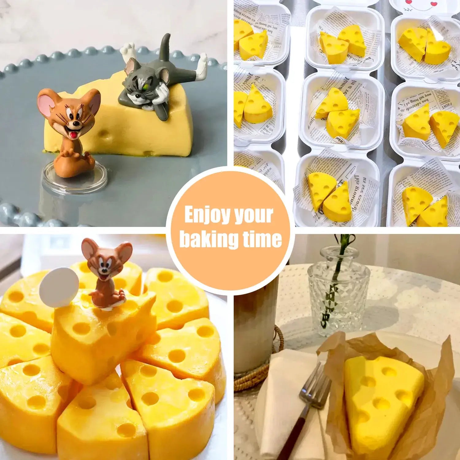12 Cups Silicone Cheese Mold