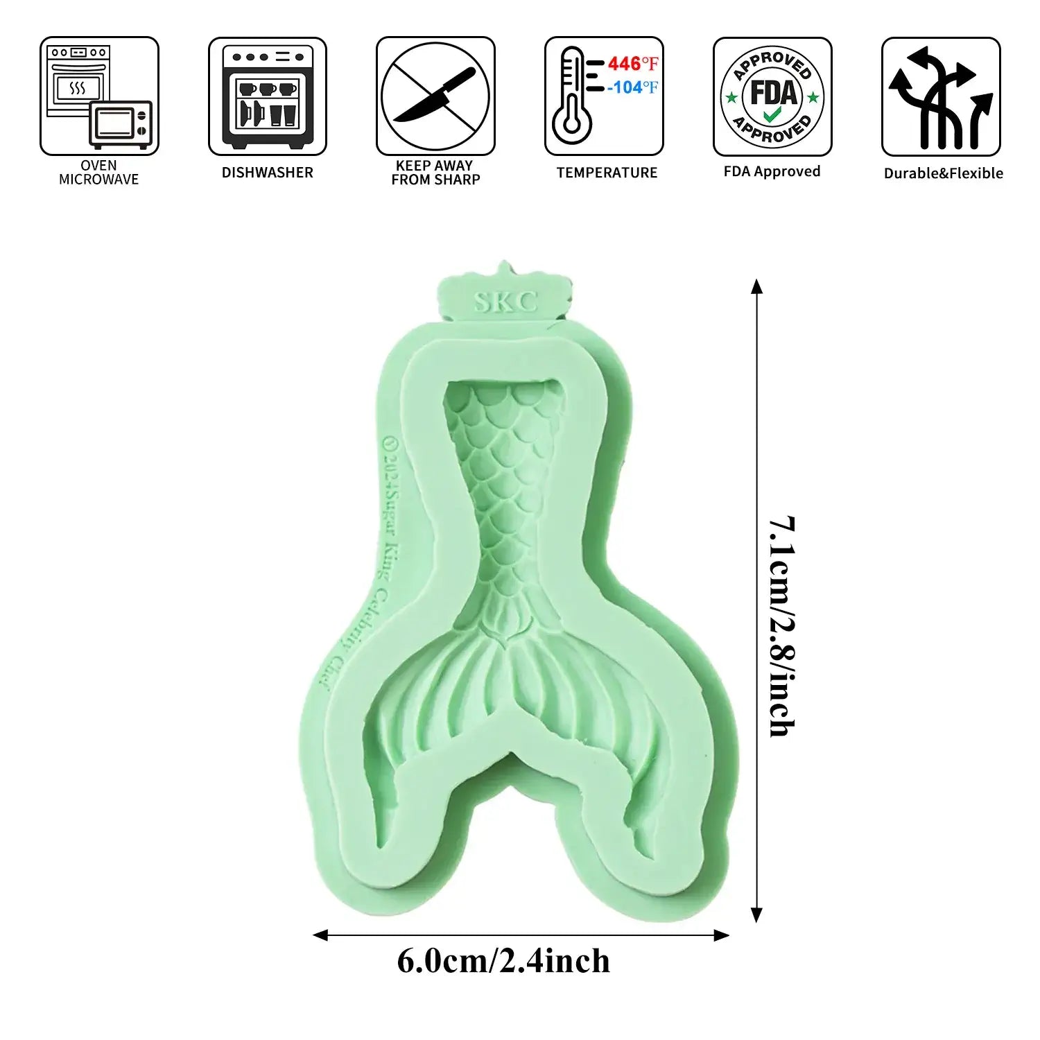 Mermaid Tail Mold