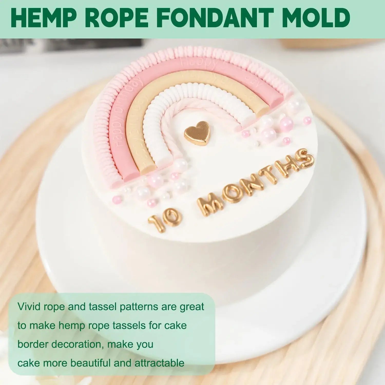 Rainbow Fondant Mold