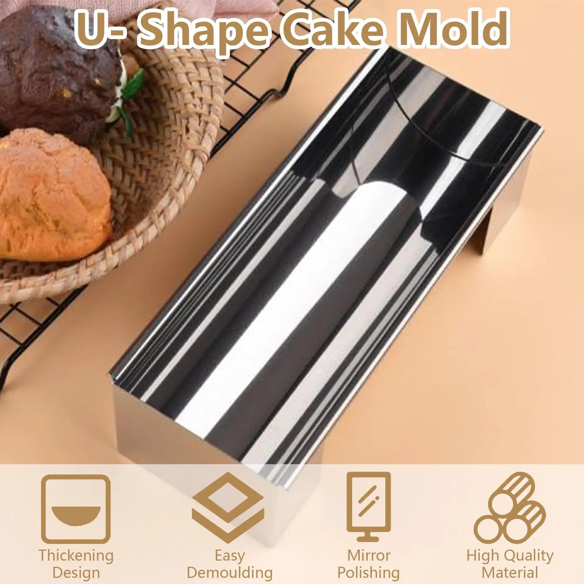 U-shaped Adjustable Cake Mold