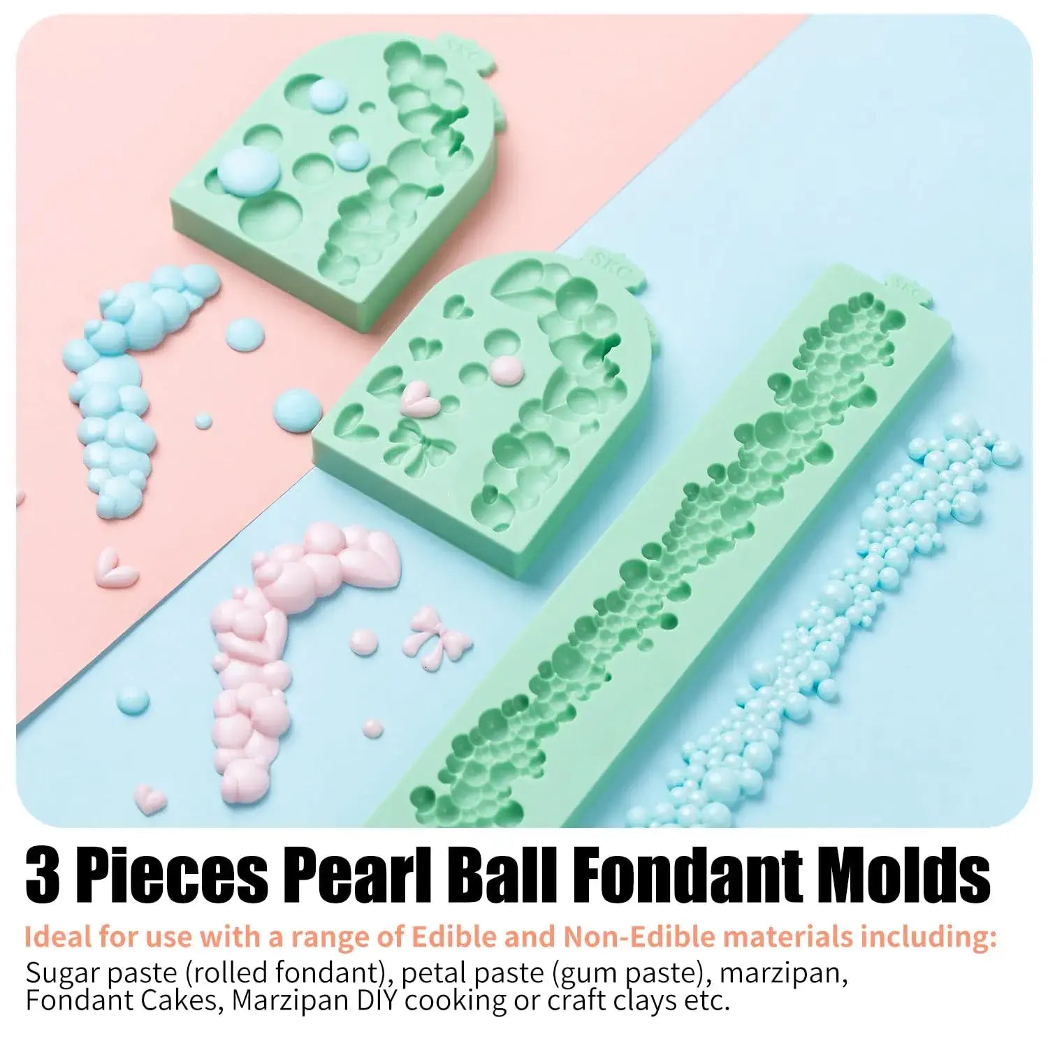 Pearl Bubbles Ball Fondant Molds