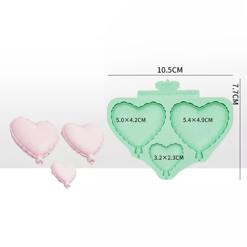Balloon Heart Cloud Star Silicone Mold