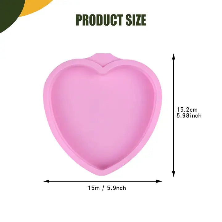 Silicone Heart Shaped Cake Pan