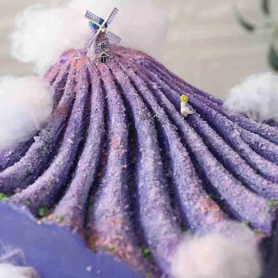 Lavender Fields Mini-Scape Cake Masterclass