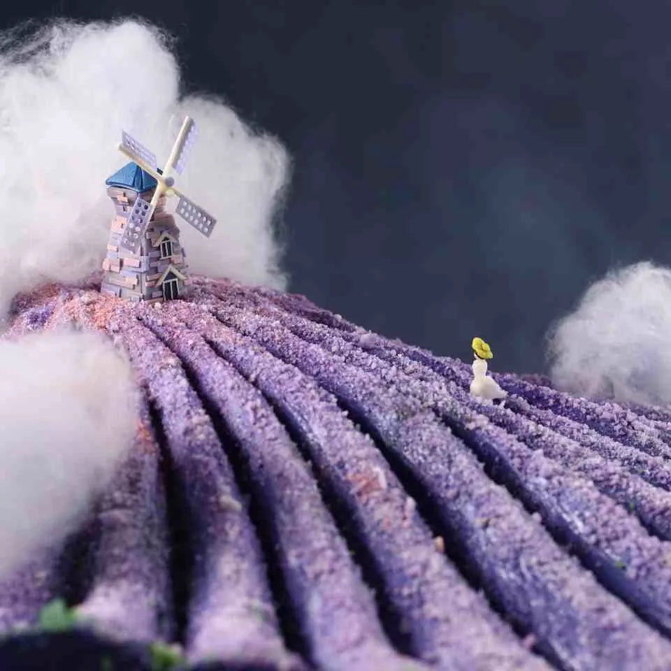 Lavender Fields Mini-Scape Cake Masterclass