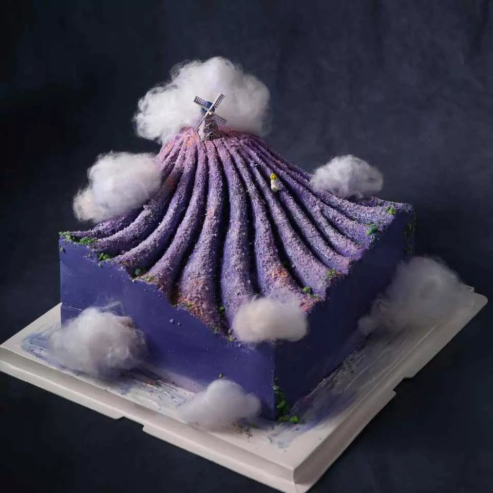 Lavender Fields Mini-Scape Cake Masterclass