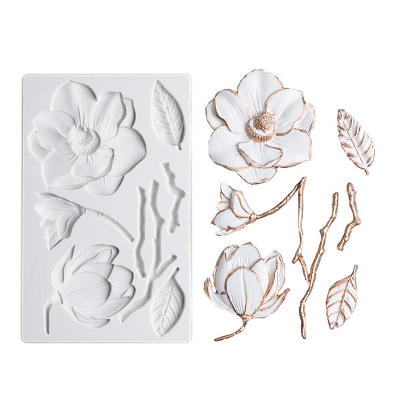 European Flower Fondant Mold